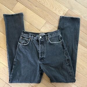 Agolde Charcoal Denim Pants
